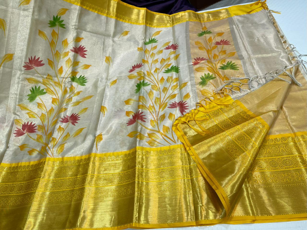Tissue silk saree S121