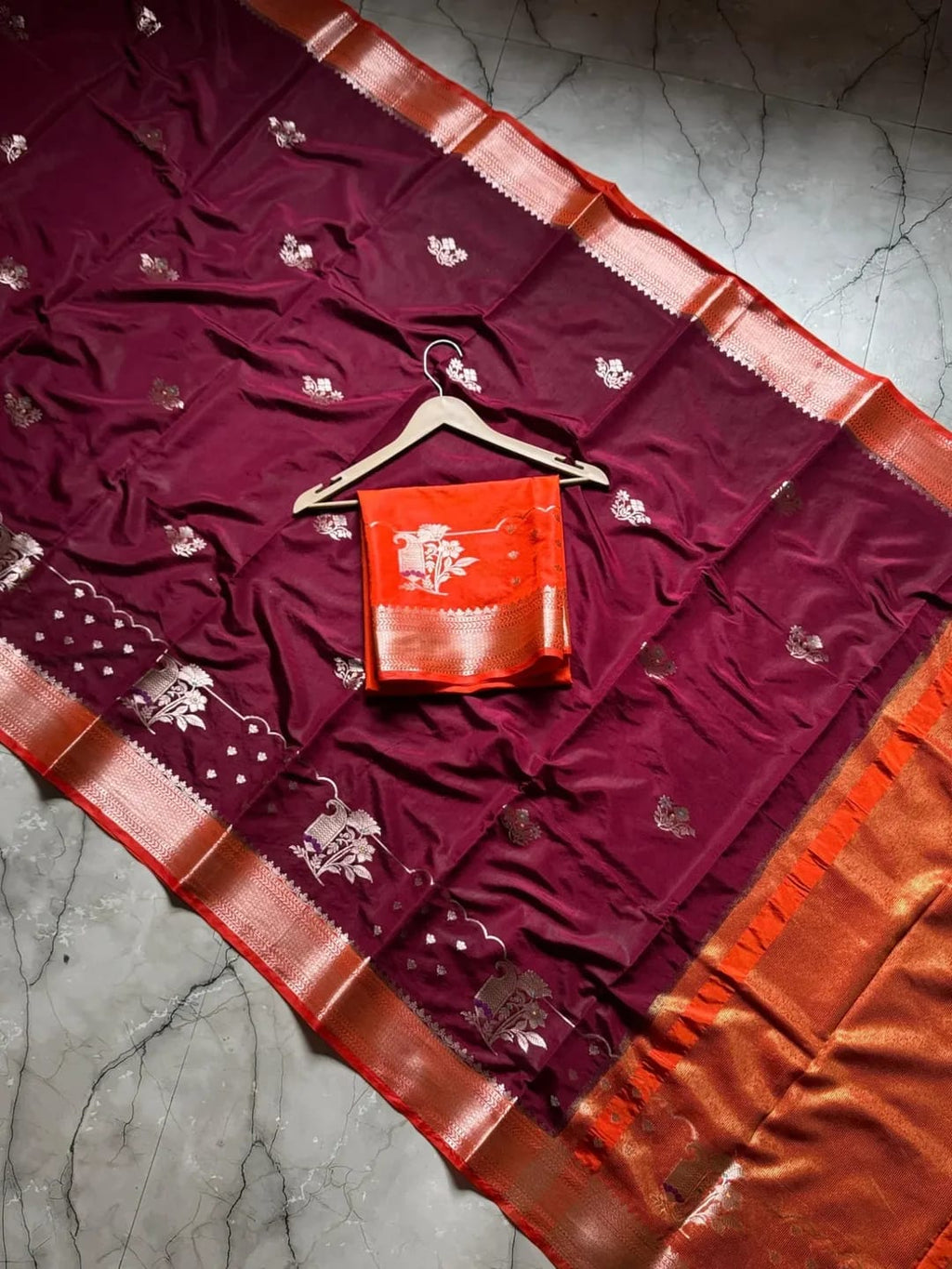 Banarasi semi katan silk