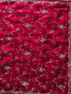Rasberry saree