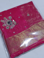 silk jari saree