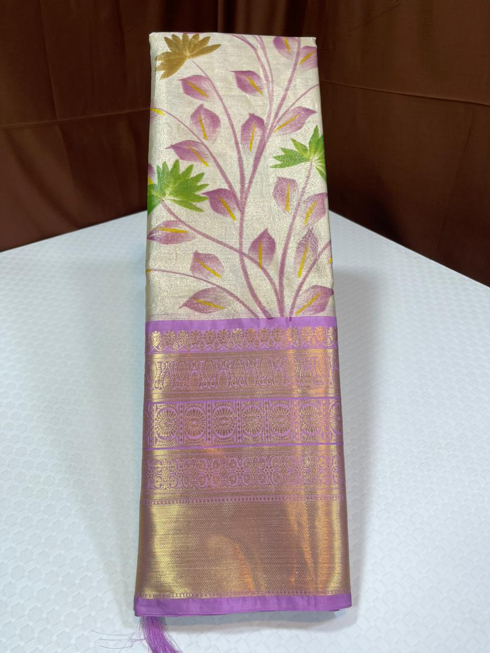 Tissue silk saree S121