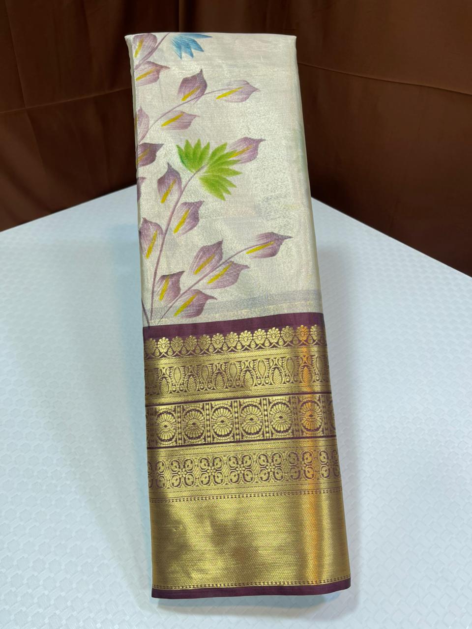 Tissue silk saree S121
